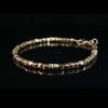 CUBE Gemstone Bracelet Hematite - GOLDEN HOUR
