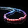 SUNSET Gemstone Necklace – turquoise to coral – OCEAN