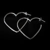 VALENTINA earrings - large heart hoops