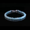 AMAZONITE gemstone bracelet – light blue – OCEAN