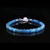 APATHITE Gemstone Bracelet – blue – OCEAN