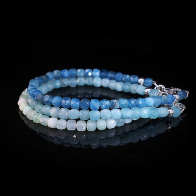 APATHIT Edelsteinarmband – blau – OCEAN