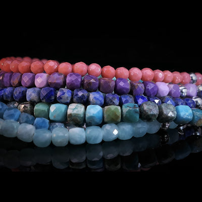 LAPISLAZULI Edelsteinarmband – dunkelblau – OCEAN