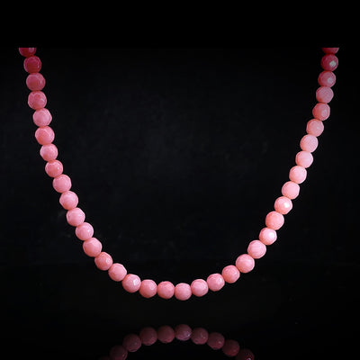 CORAL Edelsteinkette – rosa orange – OCEAN