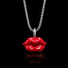 LAST KISS  - Kette mit rotem Kussmund