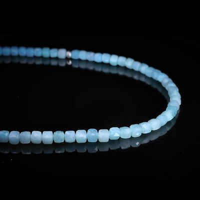 AMAZONIT Edelsteinkette – hellblau – OCEAN