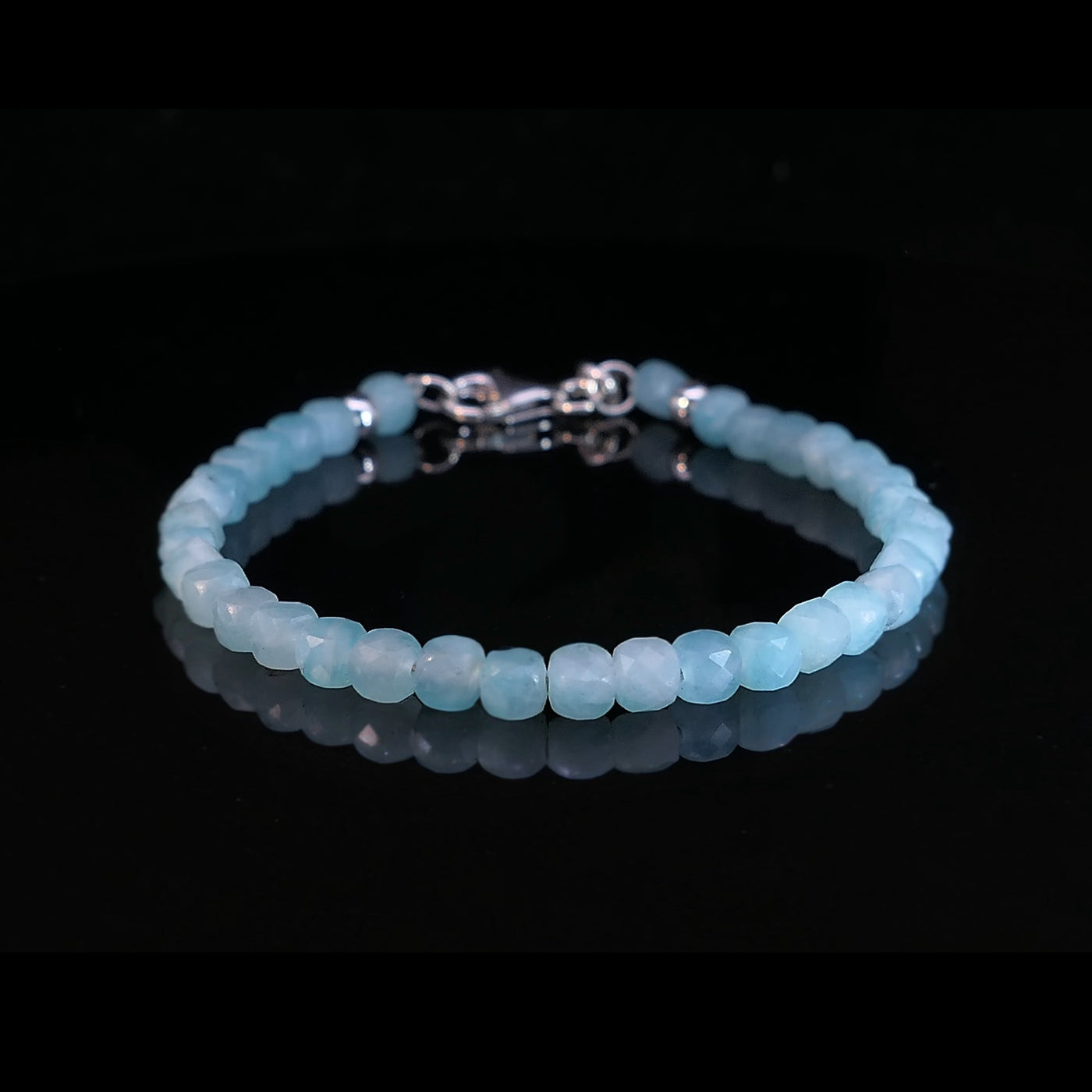 AMAZONIT Edelsteinarmband – hellblau – OCEAN