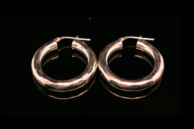 Dicke Creolen Ohrringe Gold Silber Ohrring | Bold | Hoops | CAPULET Schmuck Werkstatt München Gelbgold