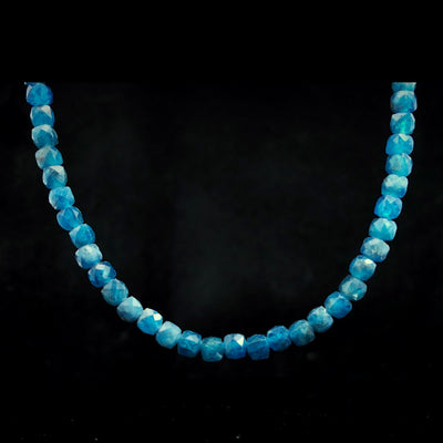 APATHIT Edelsteinkette – blau – OCEAN