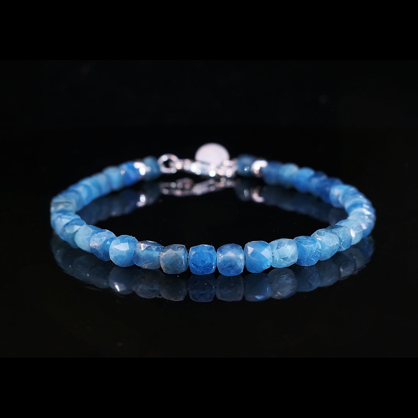 APATHIT Edelsteinarmband – blau – OCEAN
