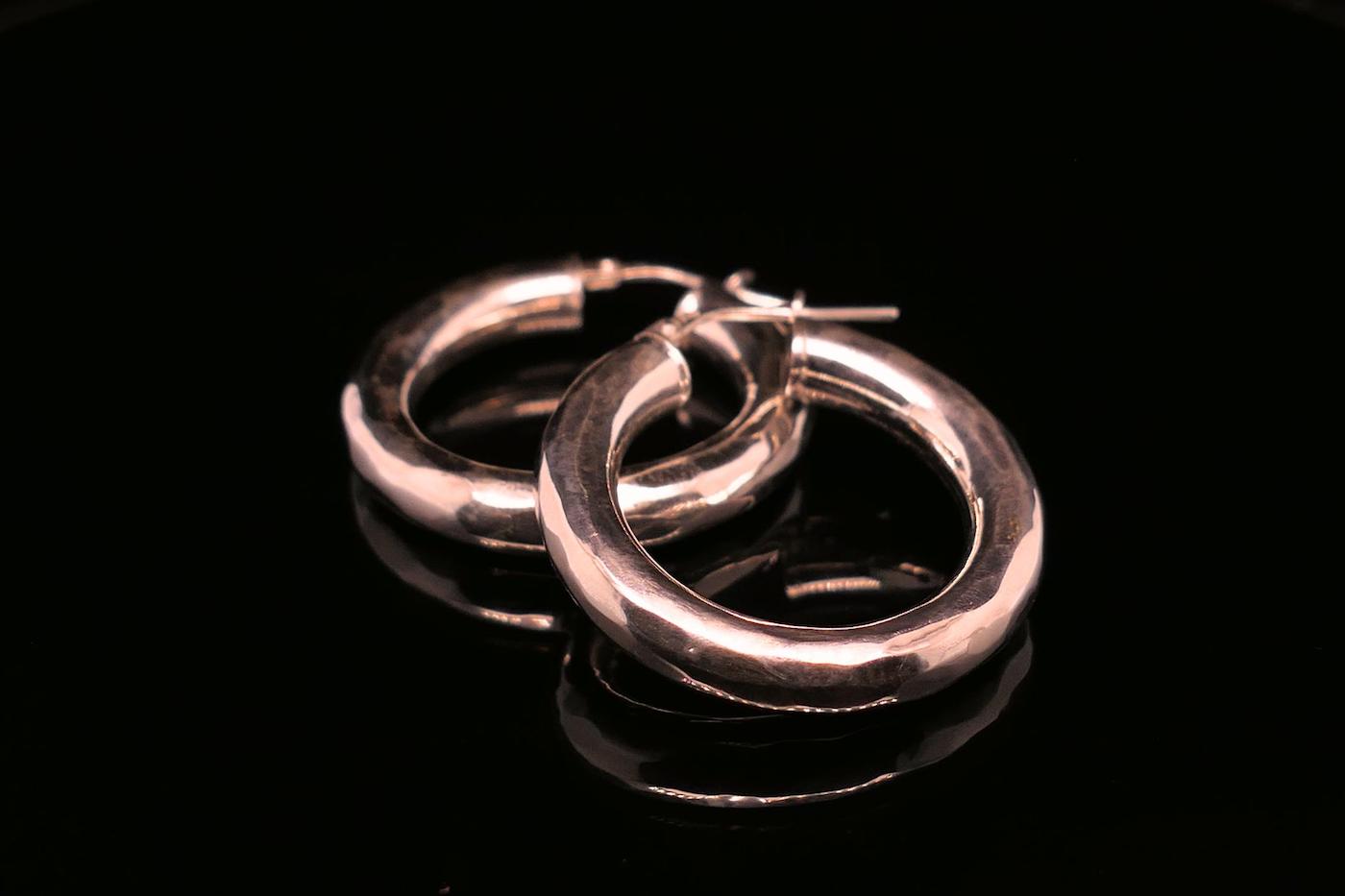 Dicke Creolen Ohrringe Gold Silber Ohrring | Bold | Hoops | CAPULET Schmuck Werkstatt München CAPULETgold