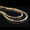 CUBE Gemstone Necklace Hematite - GOLDEN HOUR