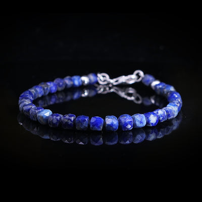 LAPISLAZULI Edelsteinarmband – dunkelblau – OCEAN