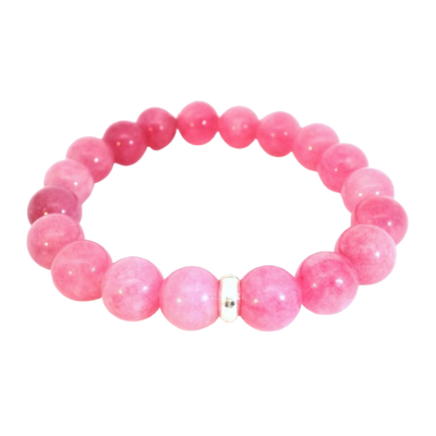 AURELIA -  rosa Edelstein Armband (Geschenk)