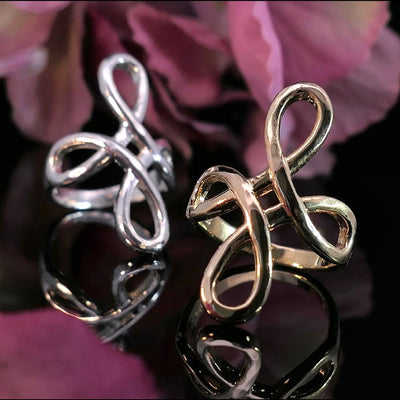 INFINITY  Ring - Silberring & Goldring
