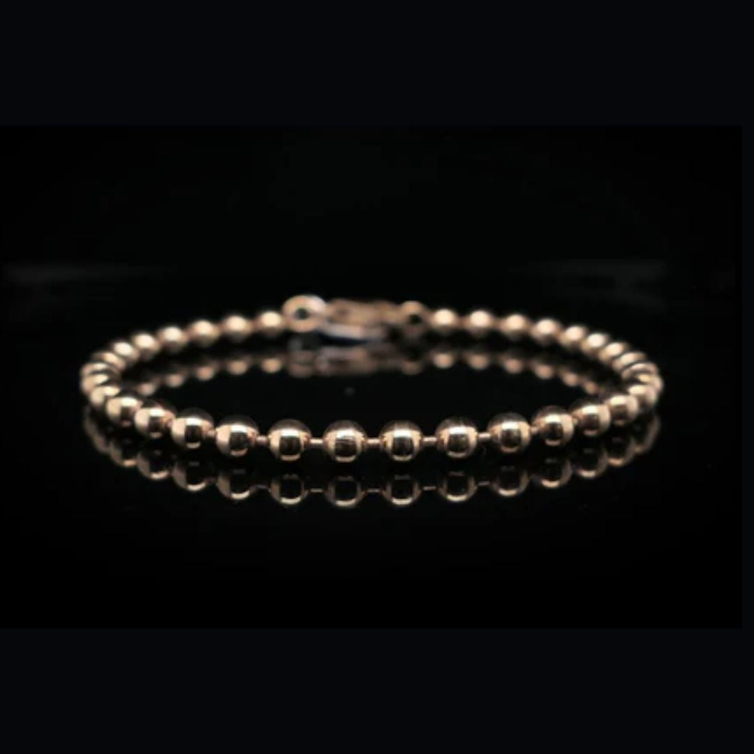 BULLET Kugelarmband 4mm - Armband mit Gravur