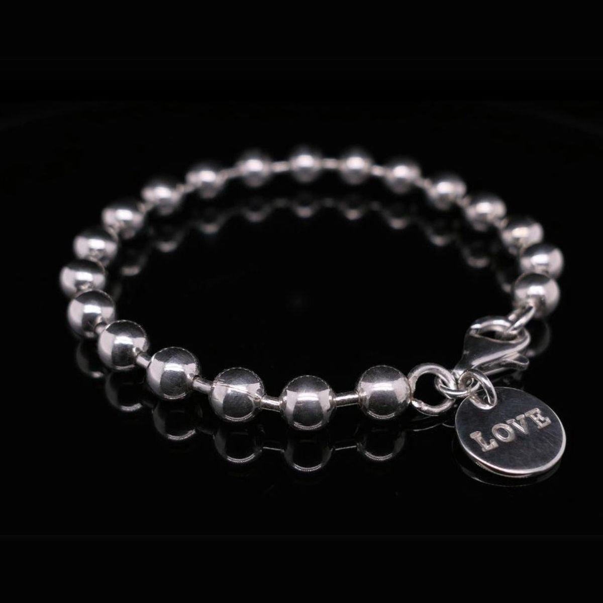 BULLET Kugelarmband 6mm - Armband mit Gravur