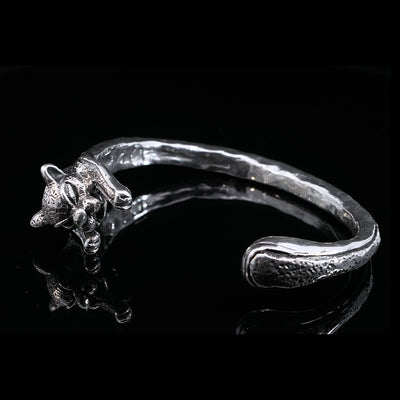 Panther Armreif_Armband_Silberschmuck_CAPULET Schmuck Werkstatt Muenchen