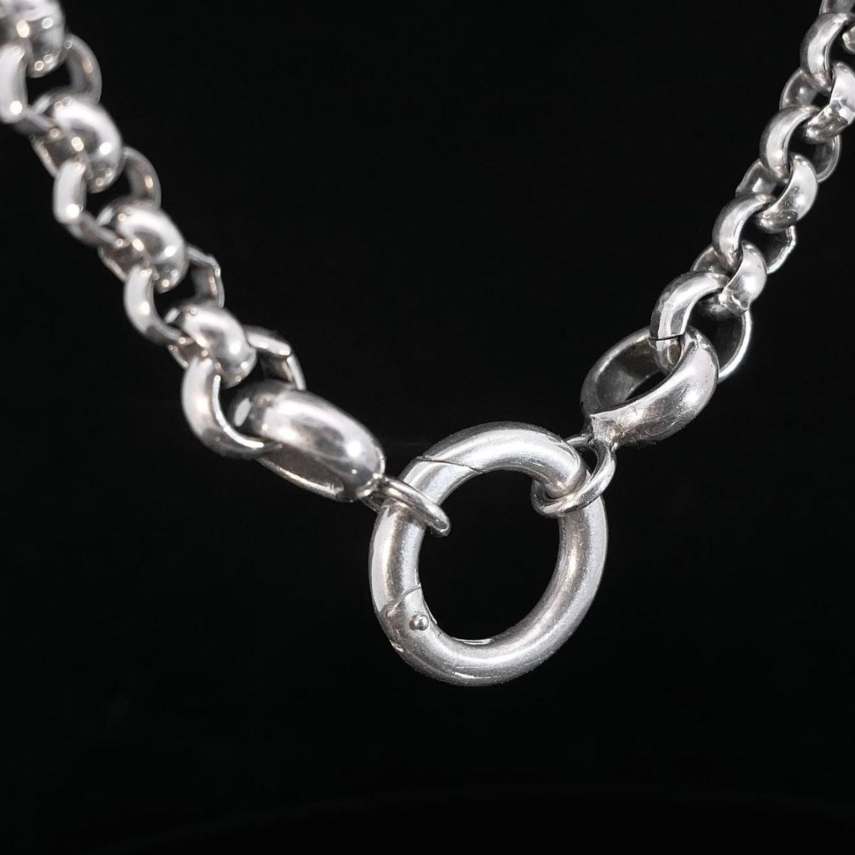 Silberkette mit rundem Karabiner | Goldkette | Laola | CAPULET Schmuck Werkstatt München 