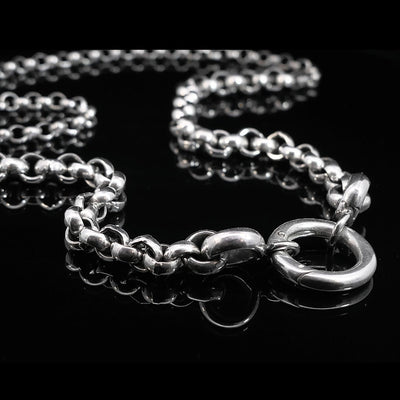 Silberkette mit rundem Karabiner | Goldkette | Laola | CAPULET Schmuck Werkstatt München 