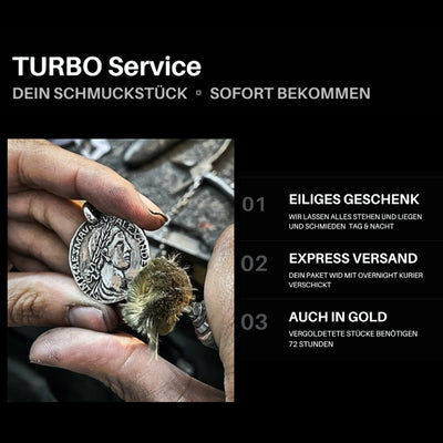 Schnelle Lieferung Turbo Express Service | Direkte Anfertigung | Schnelles Geschenk | CAPULET Schmuck Werkstatt München