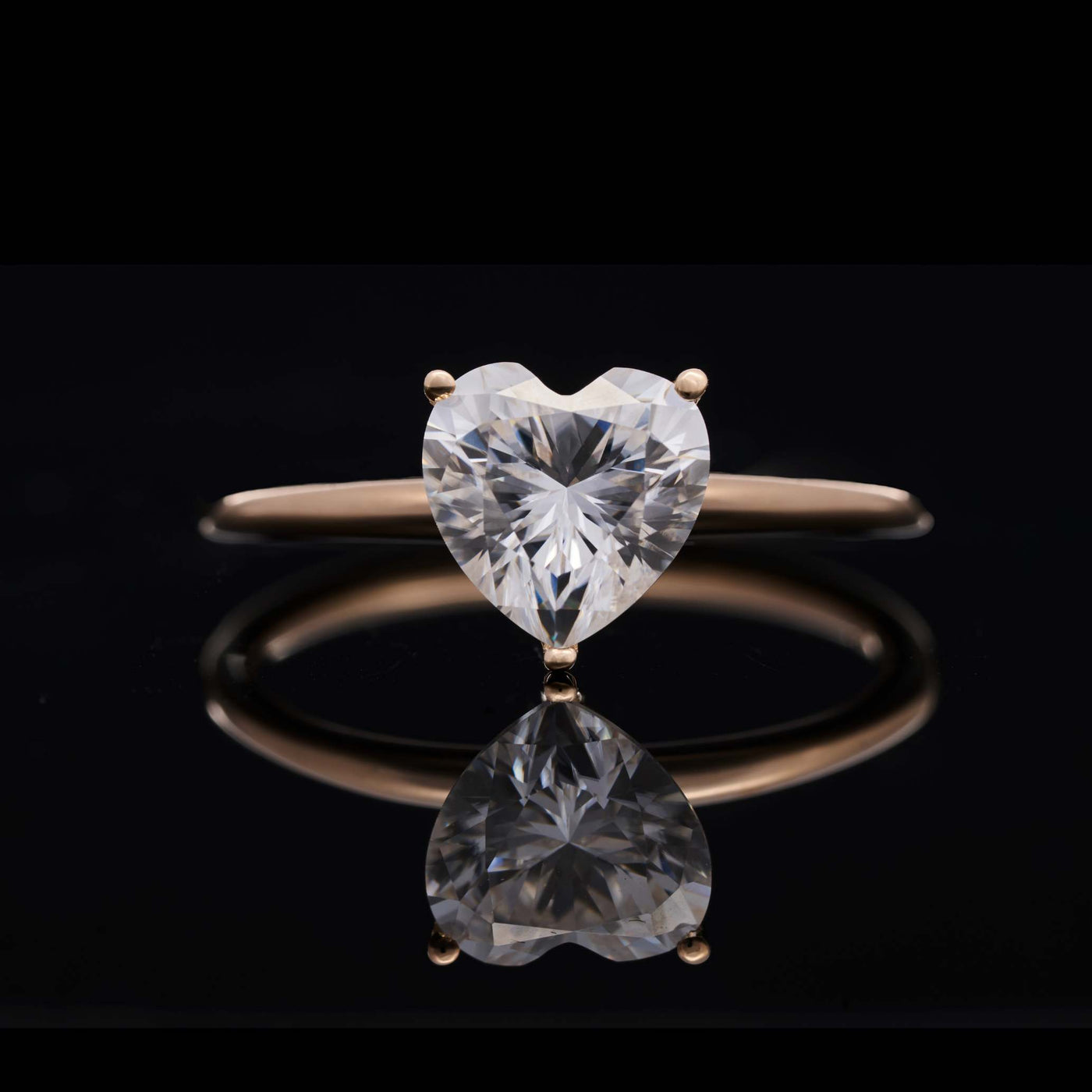 LOVEMENT Herz  –  1,5 Karat Verlobungsring mit Stein SPECTRA™