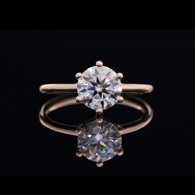 LOVEMENT Rund –  1,5 Karat Verlobungsring mit Stein SPECTRA™