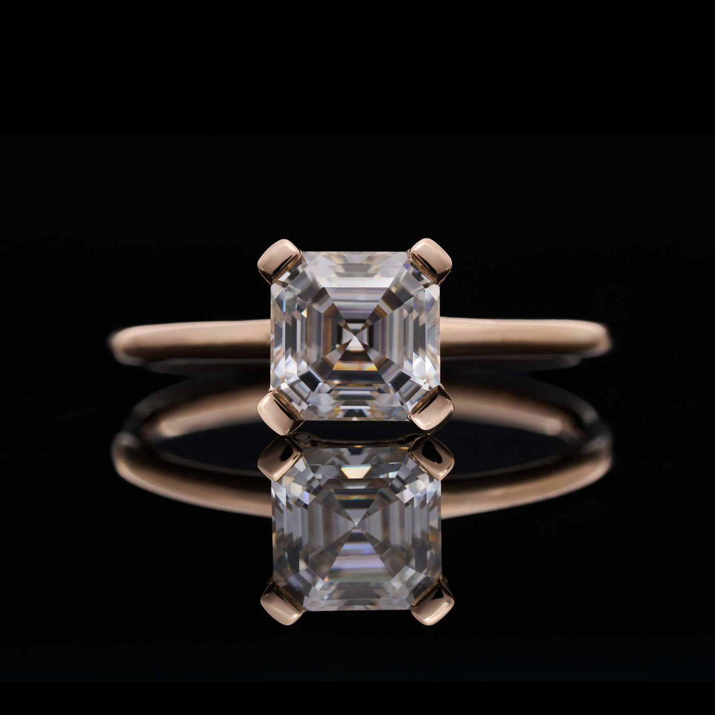 LOVEMENT Asscher –  1,5 Karat Verlobungsring mit Stein SPECTRA™