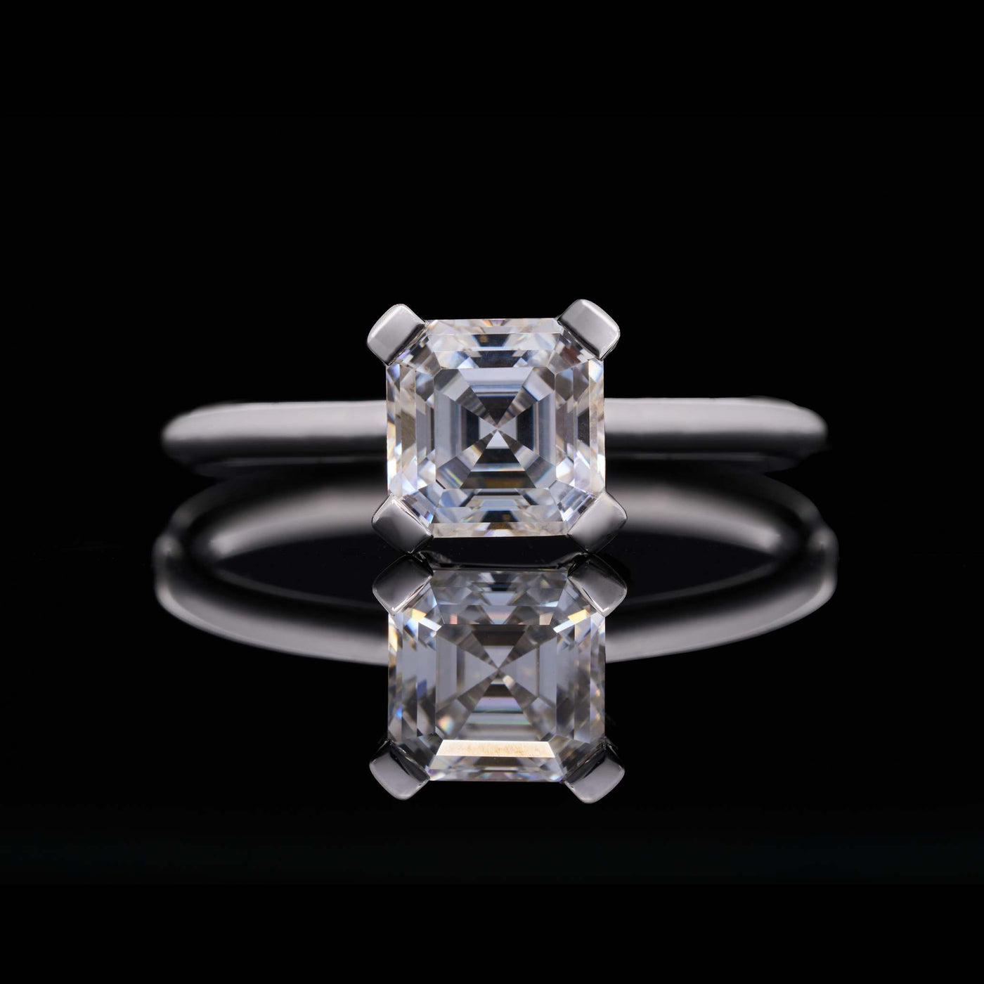 LOVEMENT Asscher –  1,5 Karat Verlobungsring mit Stein SPECTRA™