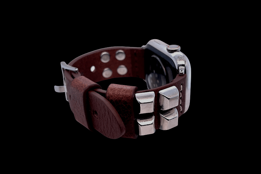 Leather apple watch bands 44mm on sale