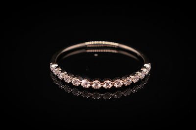 Diamantring | zierlicher Goldring | Memoire Ring | Verlobungsring | Gelbgold | The row | CAPULET Schmuck Werkstatt München