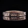 QUOTE Ring Small - Ring mit Gravur