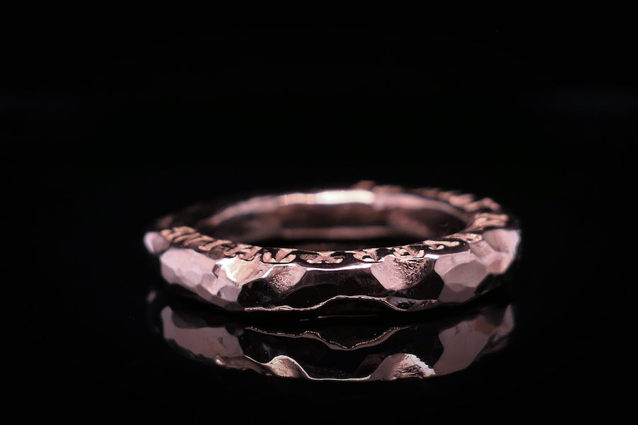 Ehering | Ring mit Gravur | Goldring | Rosegold | Core medium | CAPULET Schmuck Werkstatt München