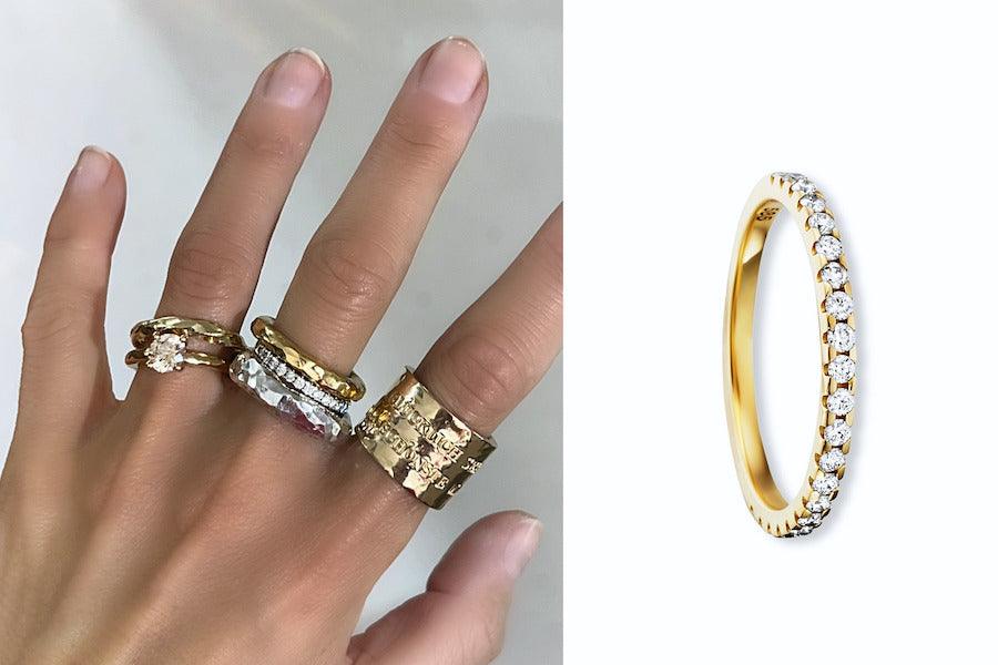 Goldring |  Memoire Ring  | Verlobungsring | Diamantring | Ehering  | CAPULET Schmuck Werkstatt München