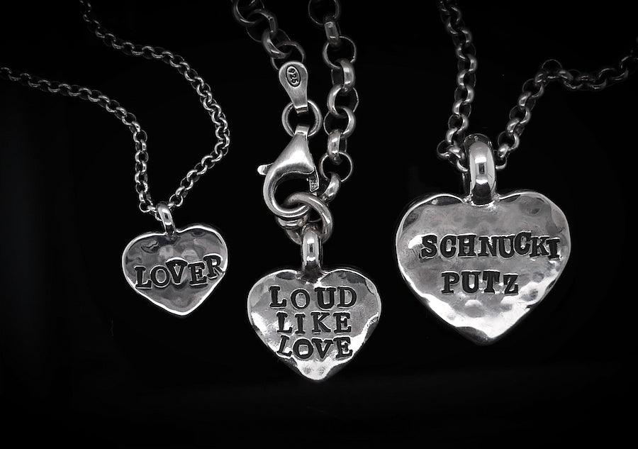 Kette mit Gravur Heartcore | Kette mit Herz | Silberkette | Halsketten Damen | CAPULET Schmuck Werkstatt München