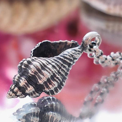 Kettenanhänger mit Muschel Malu | Silberanhänger | Kettenanhänger Gold | Muschel Anhänger | CAPULET Schmuck Werkstatt München