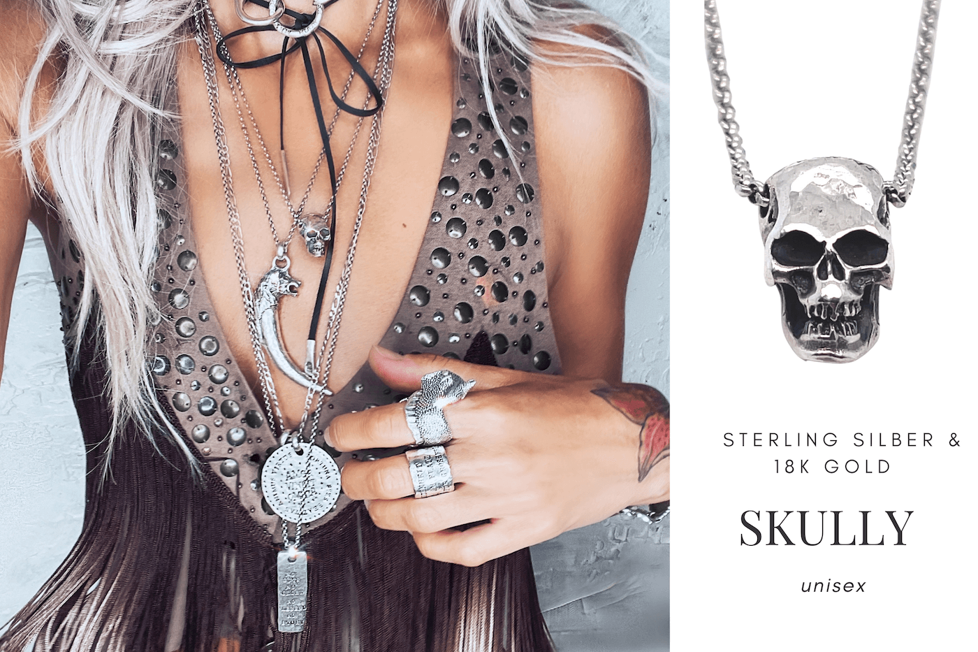 Kette Totenkopf | Kette Silber & Goldkette | CAPULET – CAPULET Jewelry