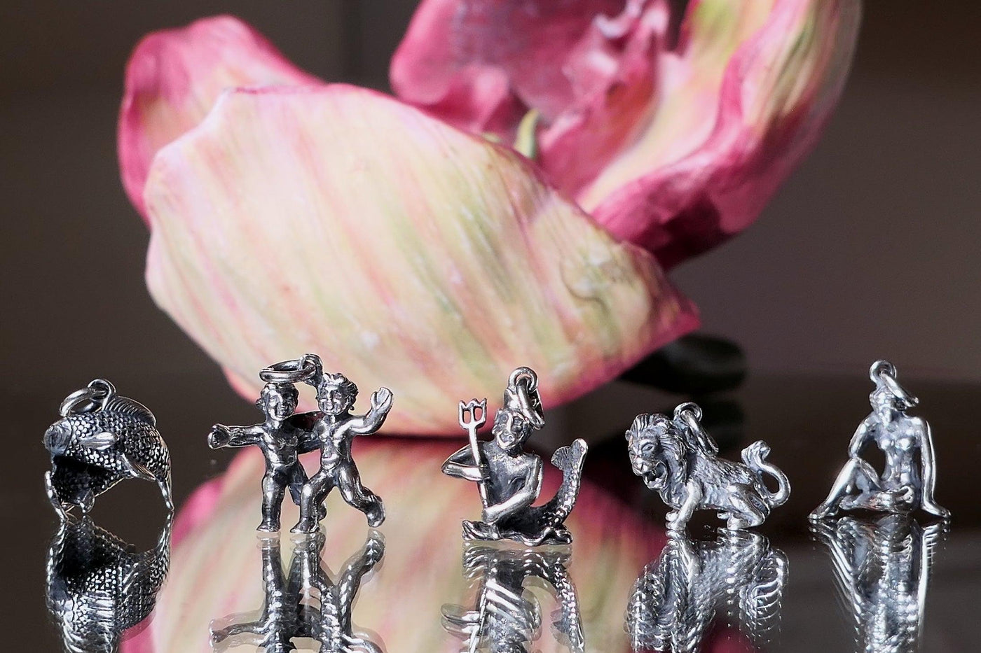 Sternzeichen Kette Zwillinge | zierliche Silberkette | Halskette Damen | CAPULET Schmuck Werkstatt München