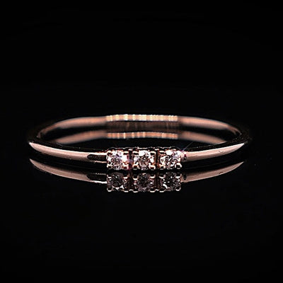 Verlobungsring | Solitär Diamant Ring | zierlicher Brillant Ring Weissgold |  Trimond  alle | CAPULET Schmuck Werkstatt München