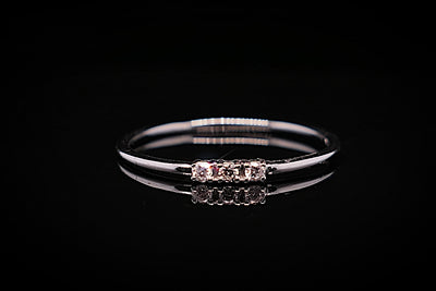 Verlobungsring | Solitär Diamant Ring | zierlicher Brillant Ring Weissgold |  Trimond  alle | CAPULET Schmuck Werkstatt München