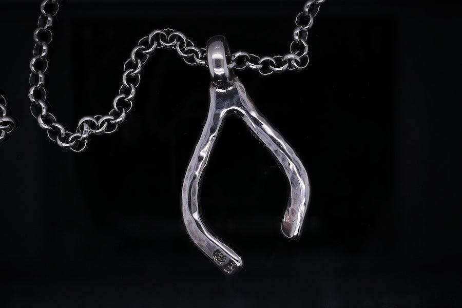 Kette mit Wünschelrute Wishbone | Glücksbringer | Herren Kette | Silberkette | CAPULET Schmuck Werkstatt München