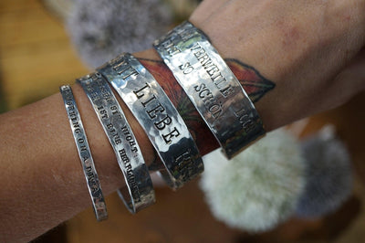 Herren Armband Buster | Armreif Silber | Armband mit Gravur | CAPULET Schmuck Werkstatt München