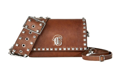 Handtasche mit Nieten Romeo | Handtasche aus Leder | Tasche Damen | CAPULET Schmuck Werkstatt München