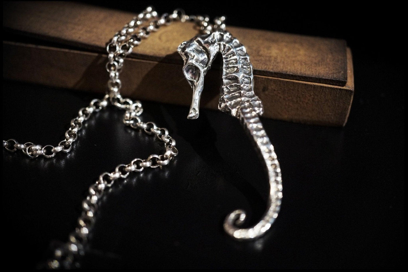 Seepferdchen Kette Seahorse | Halskette Damen | Silberkette | massive Kette | Kettenanhänger Silber | CAPULET Schmuck Werkstatt München