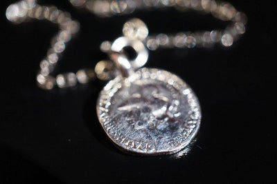 Kette mit Münze Greatest | Alexander der Große | zierliche Silberkette | CAPULET Schmuck Werkstatt München