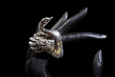 Schwan Ring Swan | Silber Ring | Statementring | Tier Ring | CAPULET Schmuck Werkstatt München